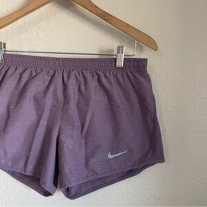Nike Athletic Running Shorts Purple Size Medium Dri-Fit